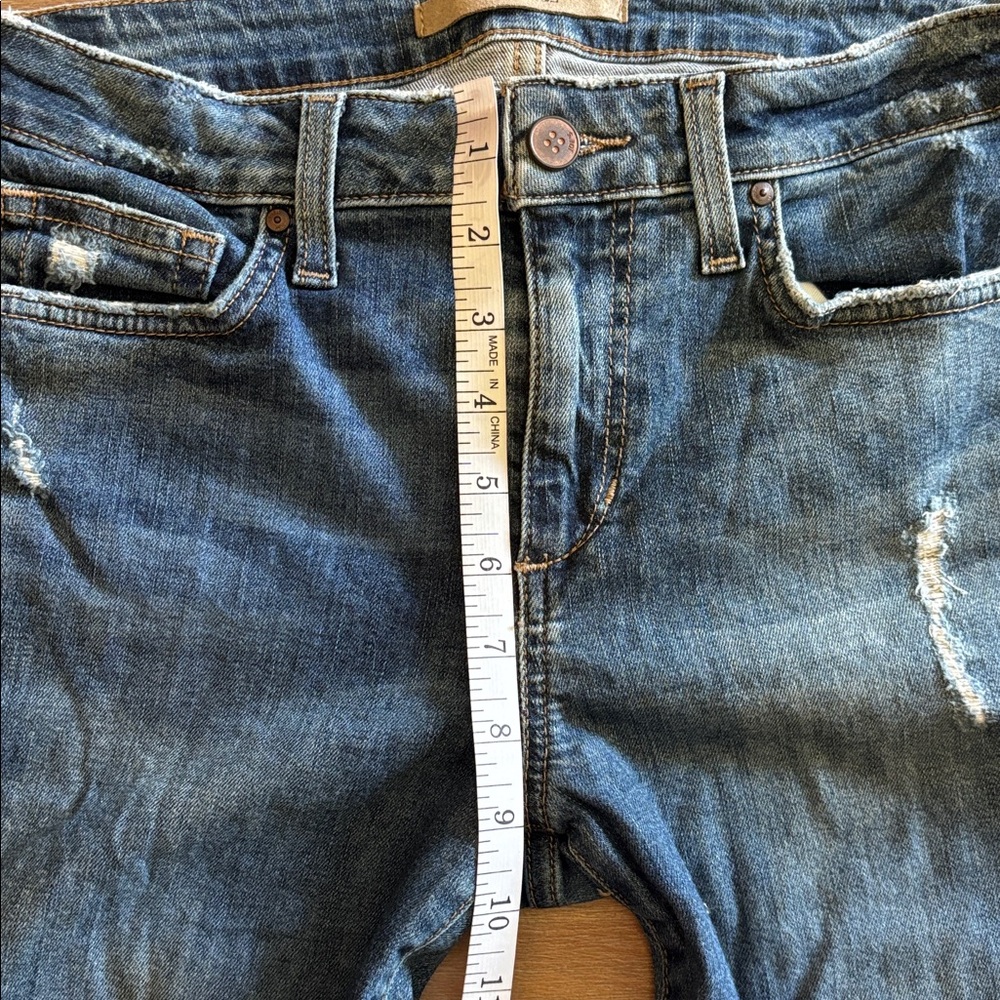 Joe’s Jeans Skinny Ankle Laila Distressed Raw Hem, Size 28 - Picture 8 of 9